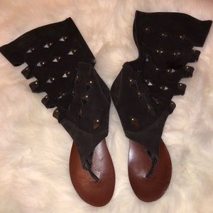 Naughty Monkey Cut-Out Gladiator Sandals